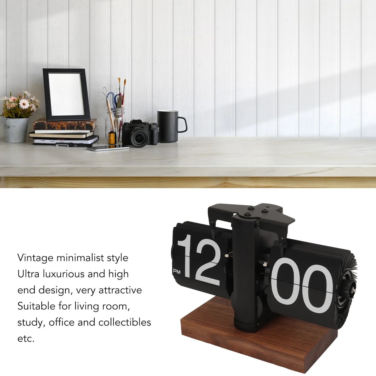 Mid-Century Flip Clock