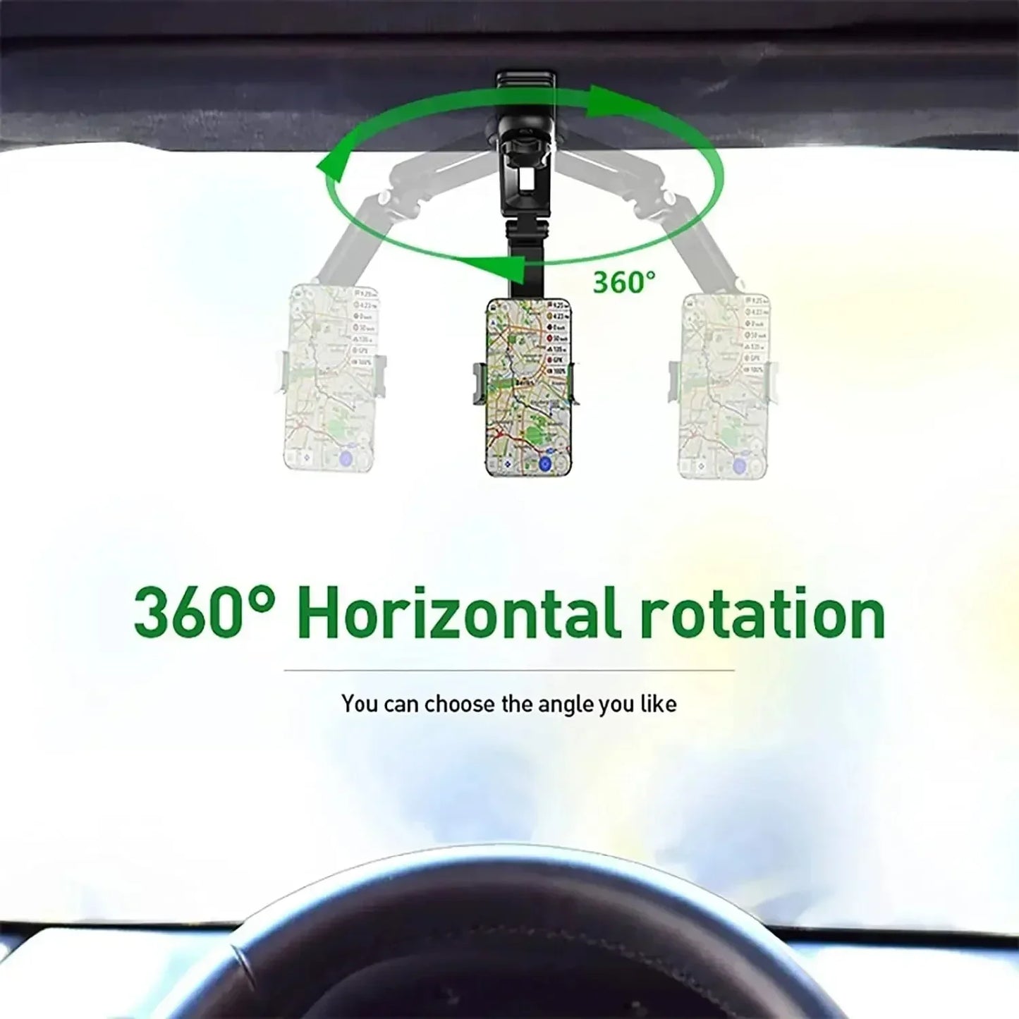 Universal Sun Visor Phone Mount