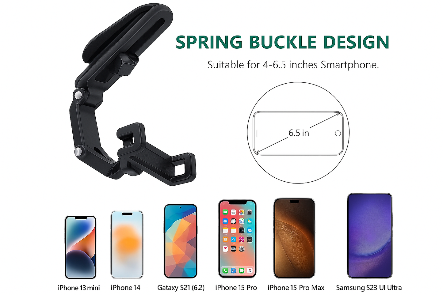 Universal Sun Visor Phone Mount